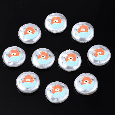 3D Printed ABS Plastic Imitation Pearl Beads KY-S163-429-1