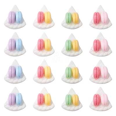30Pcs Opaque Resin Imitation Food Cabochons RESI-CJ0003-63-1
