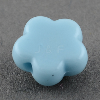 Opaque Acrylic Beads LS-SACR-R796-01-1