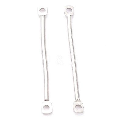 Tarnish Resistant 201 Stainless Steel Links Connectors STAS-B011-01A-P-1