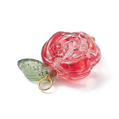 Glass Pendants PALLOY-JF02625-1