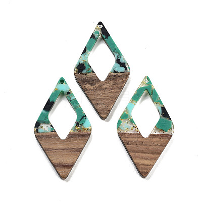 Walnut Wood Pendants FIND-Z050-02E-1