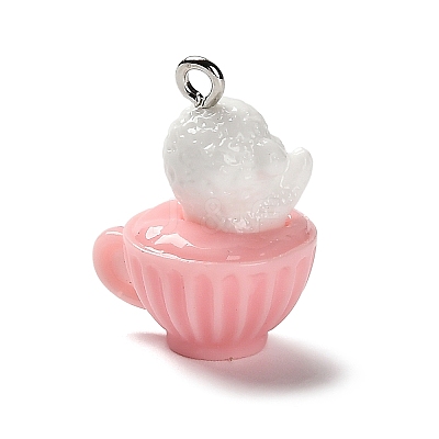 3D Opaque Resin Pendants LS-RESI-G109-01A-1