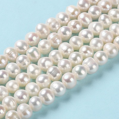 Natural Cultured Freshwater Pearl Beads Strands PEAR-E018-15-1