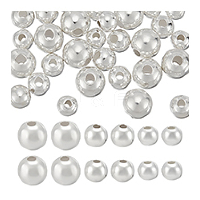 30pcs 925 Sterling Silver Beads STER-PH0002-56-1