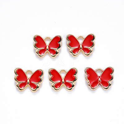 Alloy Enamel Charms X-ENAM-S121-070B-1