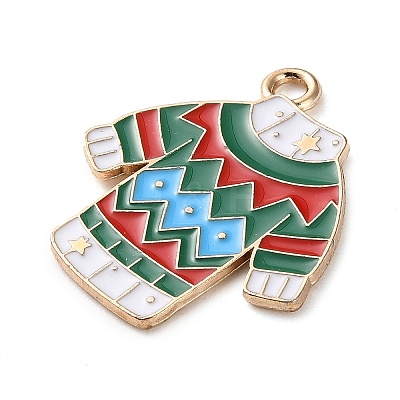 Alloy Enamel Pendants ENAM-B030-02G-03-1
