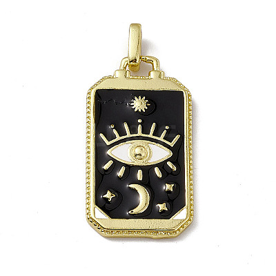 Alloy Enamel Pendants ENAM-D042-01G-1