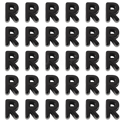 Acrylic European Beads OACR-TAC0013-14R-1