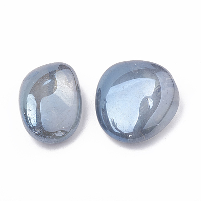 PVD Vacuum Plating Natural Quartz Crystal Beads G-T004-40-B-1