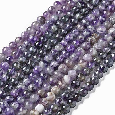 Natural Amethyst Beads Strands G-G779-05-1