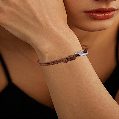 1Pc Polyester Cord Bracelets for Couple BJEW-LP0003-64-1