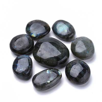 Natural Labradorite Decorations G-S282-40-1