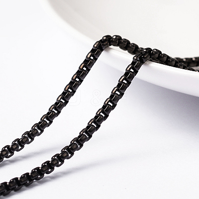 304 Stainless Steel Box Chains CHS-L014-10B-1