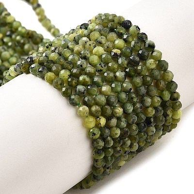Natural Canadian Jade Beads Strands G-G259-D01-3mm-1
