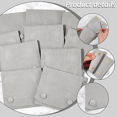 Velvet Earring Pouches TP-WH0007-20-1