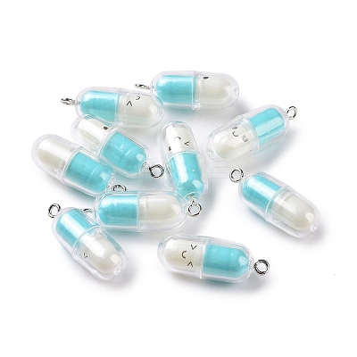 Translucent Plastic Pendants LS-KY-L006-29E-1