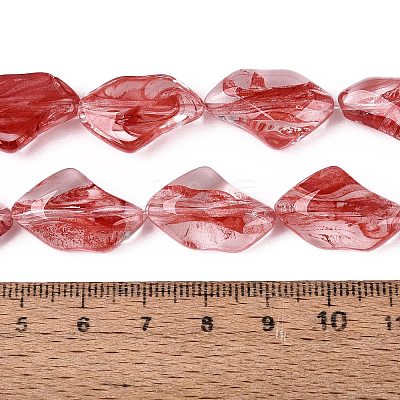 Handmade Lampwork Beads Strands LA-N046-02J-1