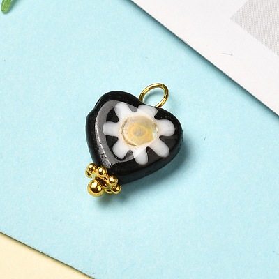 Handmade Lampwork Pendants PALLOY-JF00851-1