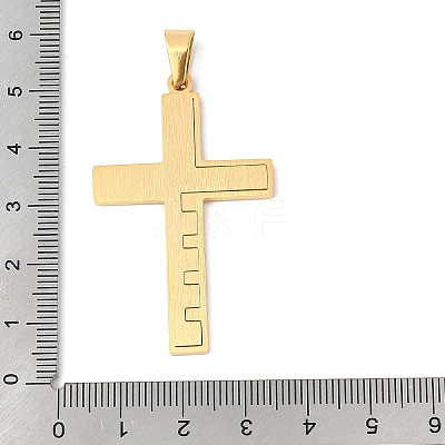 304 Stainless Steel Pendants STAS-U040-10G-1