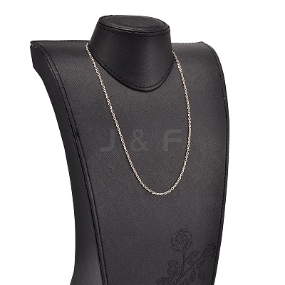 Brass Cable Chains Necklaces NJEW-JN01468-04-1