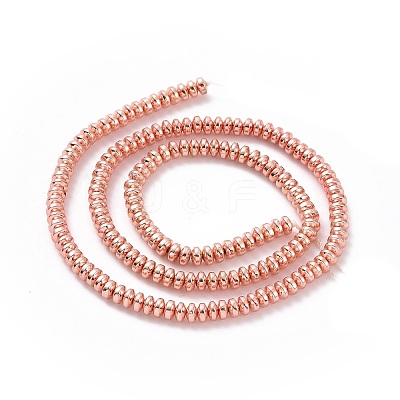 Electroplate Non-magnetic Synthetic Hematite Beads Strands G-L485-04B-RG-1