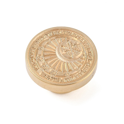 Christmas Series Wax Seal Brass Stamp Head AJEW-Z031-04G-22-1