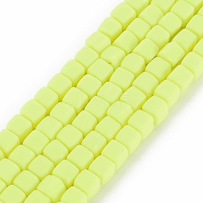 Handmade Polymer Clay Beads Strands X-CLAY-T020-09H-1