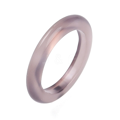 Dyed & Heated Natural Agate Finger Rings for Women RJEW-Z075-01C-1