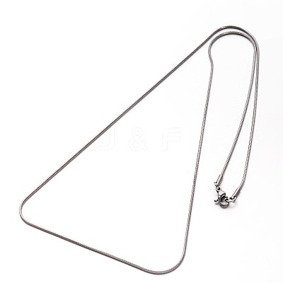 Tarnish Resistant 304 Stainless Steel Snake Chains Necklaces NJEW-O058-22P-1