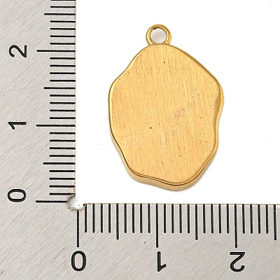 304 Stainless Steel Pave Shell Pendants LS-STAS-Z081-02G-01-1