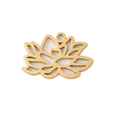 304 Stainless Steel Pendants STAS-S139-06G-02-1