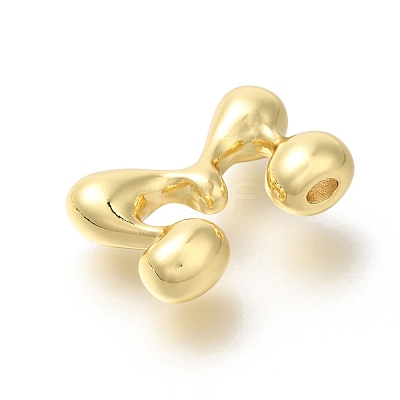 Rack Plating Brass Beads KK-S051-01G-E-1