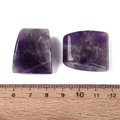 Natural Banded Amethyst Pendants G-G602-07G-1