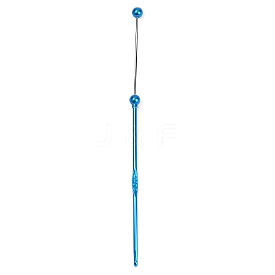 DIY Alloy Beadable Crochet Hooks LS-AJEW-A064-02E-1
