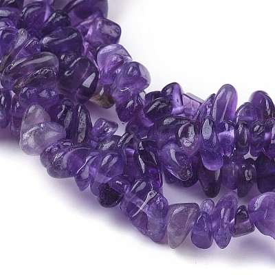 Natural Amethyst Beads Strands F014-1