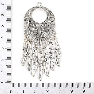 Tibetan Style Alloy Big Pendants AL-CBAAECB-02AS-G-1