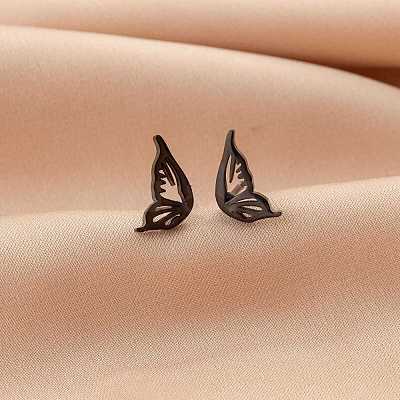 Stainless Steel Small Animal Stud Earrings for Women PW-WG87B69-16-1