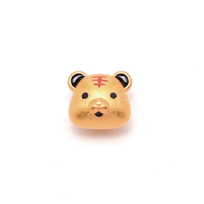 Frosted Alloy Beads PALLOY-WH0094-10-1