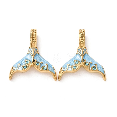 304 Stainless Steel Enamel Pendants STAS-Z193-10G-01-1