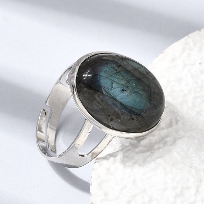 Adjustable Brass Cuff Open Rings for Women GG-CBA7610-09P-1