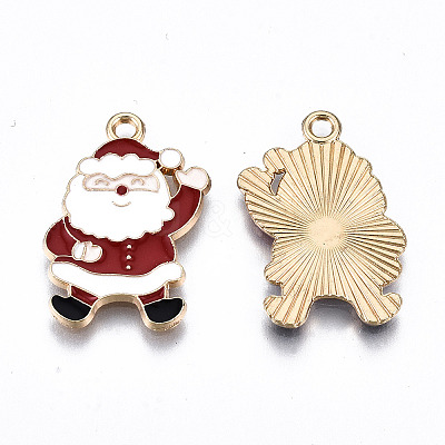 Eco-Friendly Alloy Enamel Pendants LS-ENAM-Q437-070-NR-1