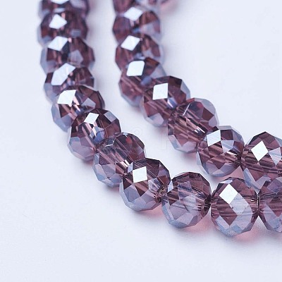 Electroplate Glass Beads Strands EGLA-A034-T3mm-A05-1