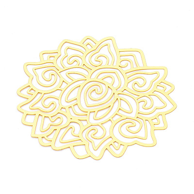 Brass Cabochons KKC-T003-04G-1