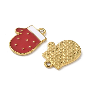 304 Stainless Steel Enamel Pendants STAS-L300-012G-34-1