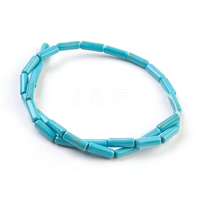 Synthetic Turquoise Beads Strands TURQ-G120-4x13mm-15-1