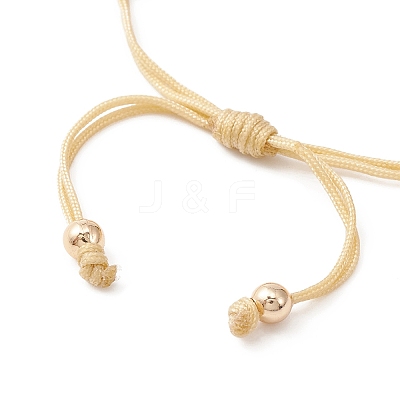 Star Cross Heart Adjustable Braided Bracelet Sets BJEW-MZ00043-1