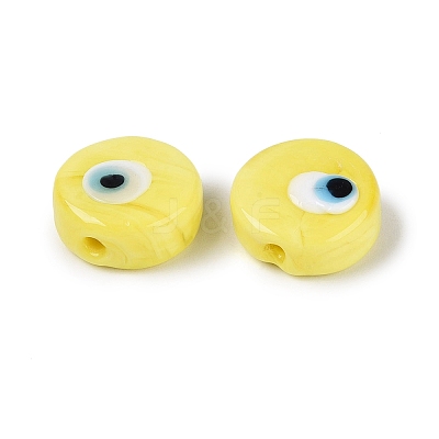 Handmade Evil Eye Lampwork Beads LAMP-N040-01B-1