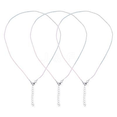 10Pcs Cotton & Metallic Cord Necklace Making NJEW-TAC0054-1