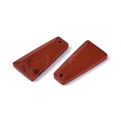 Natural Red Jasper Pendants G-Q601-10D-1